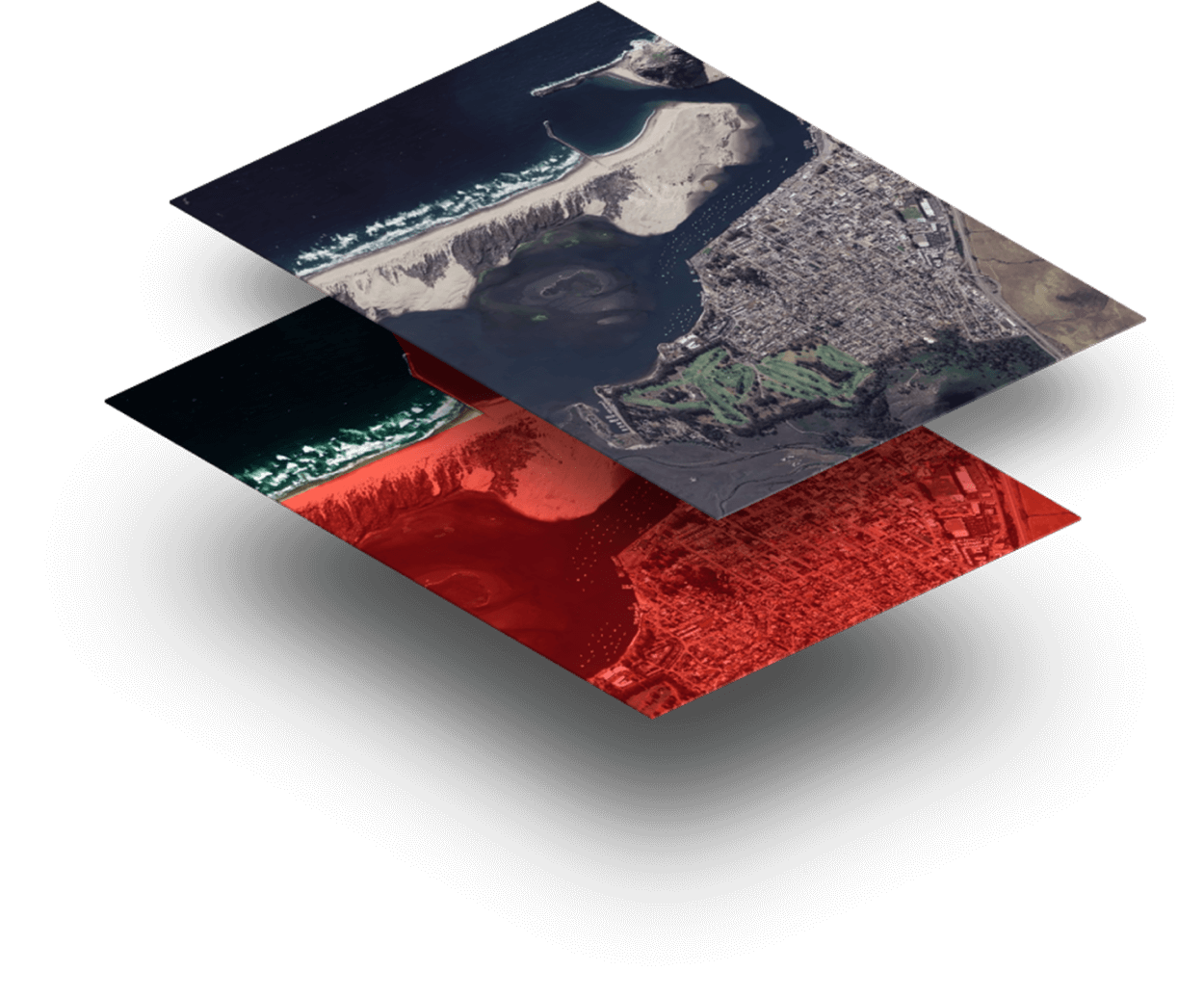 Proprietary geospatial data visualization used by Delos risk models